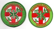 Wilderness First Aid Certified 3”Patch and Vinyl Sticker Decal Set NEW  picture