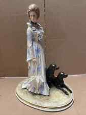 B. Merli - HRH The Queen Dogs Figurine - Large - RARE Capodimonte Bruno Merli picture