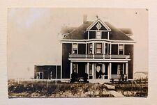 RPPC Egeland, North Dakota Residence Home Real Photo Posted Newville ND 1910 picture