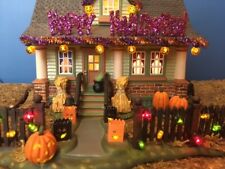 DEPT. 56 SNOW VILLAGE HALLOWEEN -1031 TRICK OR TREAT DRIVE (NO SOUND-FREE SHIP) picture