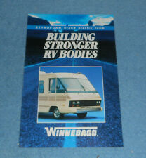 Vintage Winnebago Dow Styrofoam Brochure Foam Building Stronger RV Bodies picture