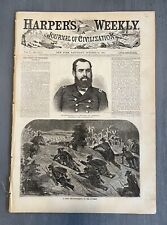 Best Complete Original 1861-1865 illustrated Civil War newspaper HARPER'S WEEKLY picture