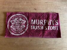 Murphy's Irish Stout Bar Towel Beer Advertising Barware Mancave Vintage picture