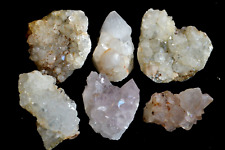 naural effect rainbow anandalite quartz  lot 6 Nos mineral specimen #57 picture