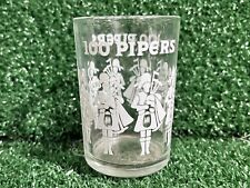 Vintage SEAGRAM'S 100 PIPERS Souvenir 2.7” Shot Glass picture