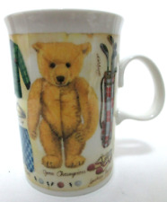Dunoon Teddy Bear Golf Cricket Champions Fine Bone China Mug Cup England picture