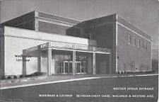 Woodward + Lothrop Postcard Washington DC Woodies Department Store 1951 Posted picture