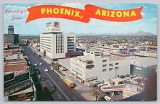 Postcard Greetings from Phoenix Arizona, North Central Avenue picture