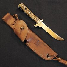 PUMA 6385 - Hunting Knife, Handmade, Vintage, Deer Handle picture