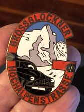 Vintage Grossglockner Hochalpenstrasse Alpine Road AUSTRIA Enamel Car Badge picture