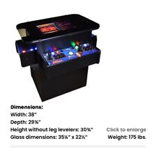 Dreamarcade 4 player cocktail arcade for refurbish or parts picture