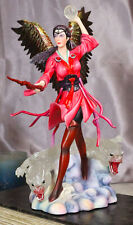 Air Elemental Magic Wizard Sorceress Bending The Wind With Hydra Spirits Statue picture