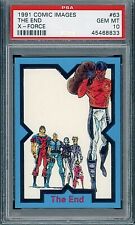 1991 Marvel Comic Images X-Force #63 The End PSA 10 💎 🔥RARE🔥 picture