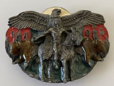 Siskiyou Buckle Company 1988 Belt buckle Soar With The Eagle Great Spirit picture