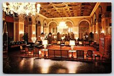 Interior~Pittsburgh Pennsylvania~Penn-Sheraton Hotel~Mellon Square Lounge~Chrome picture
