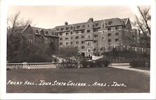 AMES IOWA STATE COLLEGE FRILEY HALL c1940s real photo postcard rppc ia isc picture
