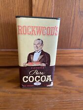 Vintage Rockwood's Pure Cocoa Cardboard Container With Cocoa picture