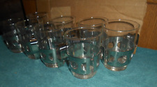 8 vintage WMF Feuerfest 8oz. Espresso Coffee Cappuccino Glass Cups Stainless picture