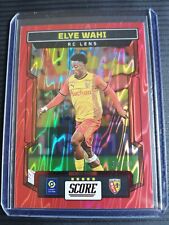 2023-24 League 1 Elye Wahi /30 Red Swirl RC Lens 2024 Score Sandwiches picture