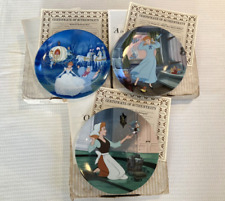 First 3 Vintage Knowles Walt Disney's Cinderella Collector Plates - magical picture