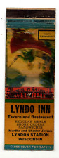 LYNDO INN matchbook matchcover - LYNDON STATION, WISCONSIN picture