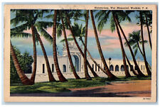 c1940's Natatorium War Memorial Waikiki T.H. Hawaii Vintage Unposted Postcard picture