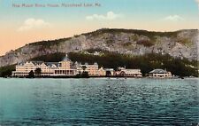 Somerset Railroad Hotel Mount Kineo House Moosehead Lake Maine Vtg Postcard C40 picture