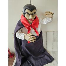 Vintage Dracula hanging prop AS IS Halloween picture