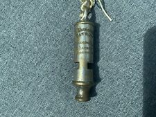Antique Metropolitan Patent Whistle J Hudson 13 Barr St Working Order  picture