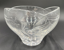 Stunning Lenox Opal Innocence Collection Handcut Crystal Bowl picture