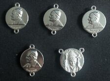 Pope John Paul II Rosary Medals Lot Of 5 Catholic Christian picture