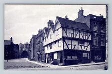 Lincoln England, Midieval Old Houses, Historic Castle Square, Vintage Postcard picture
