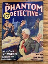The Phantom Detective Pulp November 1937 ORIGINAL PULP MAGAZINE High Grade picture