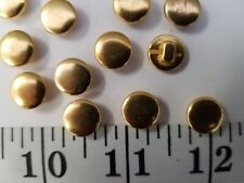 VINTAGE BUTTONS SET OF 24 SMALL TINY GOLD TUZ2554 picture