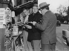 Adorf Mario actor with Horst Frank and Hardy Krueger in the movie - Old Photo picture