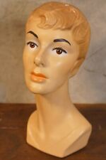 1950's Kim Novak Female Mannequin Store Display Head Chalkware Beautiful Vertigo picture