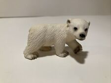 Schleich Standing Polar Bear Cub D-73527 PVC Toy Figure 2005 picture