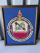 Industrial College Of The Armed Forces Embroidered Framed 1974 Crest picture