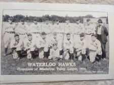 Waterloo Iowa 1920-1929 Vintage Postcard Photo Reprints Set of 9 Baseball Team picture