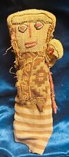 👀 Antique Peruvian Chancay Burial Doll Primitive Mother/Child 👀 picture