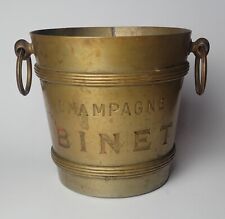 Vintage BINET French Champagne Ice Bucket A.FRENAIS.4 Mark Rare Art Deco  picture
