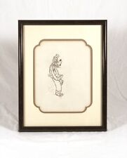 1937 Goofy Original Animation Drawing - Walt Disney “Clock Cleaners” with COA picture