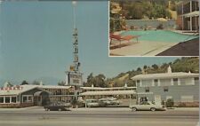 Redding CA Hospitality House Motel Restaurant 1960s autos 2 views postcard N530 picture