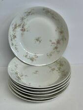 Set of 7 Antique Limoges France Haviland “Marie” Shallow 7.5” Soup Bowls/Dishes picture