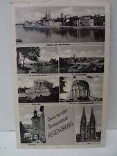 Vintage Antique German Postcard - Regensburg - 1940's picture