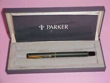 Vintage Parker Black Pen Writing Instrument + Box & Booklet picture