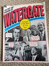 RARE CURTIS 1973 WIT & WISDOM OF WATERGATE SCANDAL MAGAZINE COMIC #1 picture