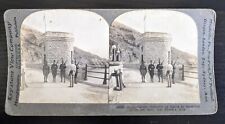 Phoenix Arizona Sammies Guard Roosevelt Dam Keystone #19028 Stereoview Card picture