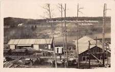 Ox Bow Michigan Construction of the Hardy Dam Real Photo Postcard AA74426 picture