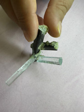 20 g Aquamarine & Tourmaline Natural Crystal from Shigar Valley Skardu Pakistan picture